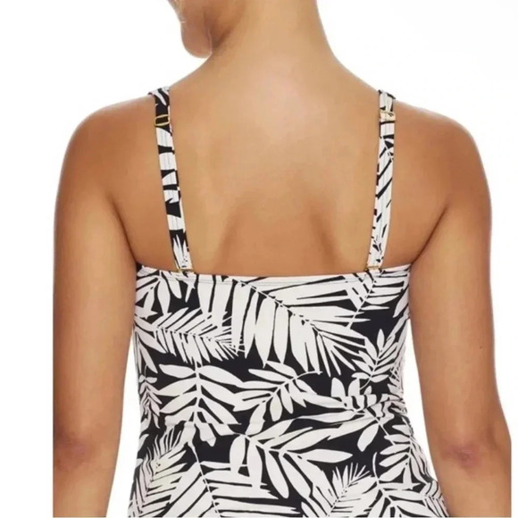 Bleu Rod Beattie Urban Oasis Tie Front Tankini Swim Top - Picture 3 of 7